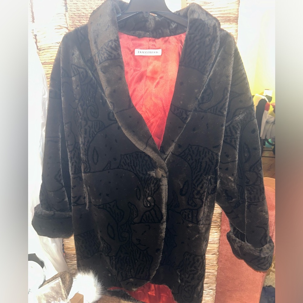 Donny Brook Faux Fur Jacket. Worn LIGHTLY, only 3 times. WILLING TO NEGOTIATE!